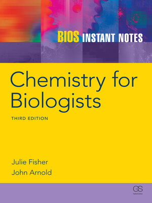 cover image of BIOS Instant Notes in Chemistry for Biologists